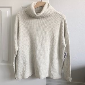 Old Navy Cream Cowl-Neck Long Sleeve Sweater XS
